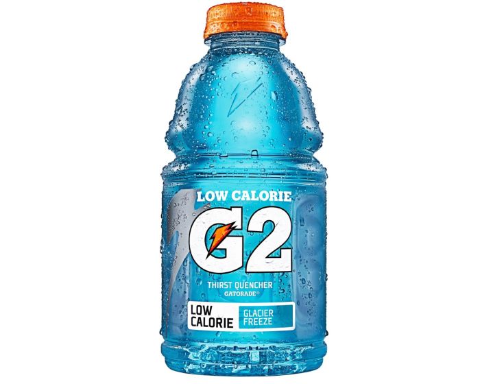 Nutrition facts of gatorade g2