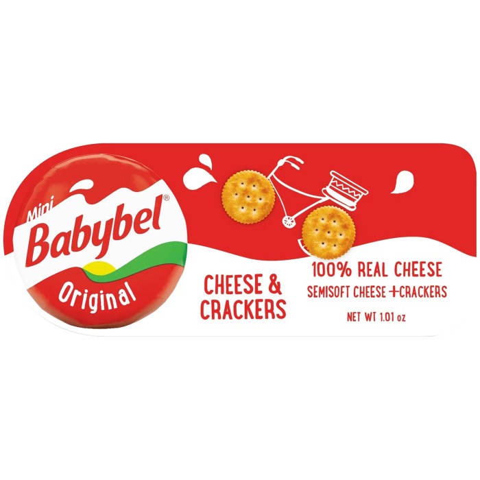 Babybel cheese nutrition mini light facts