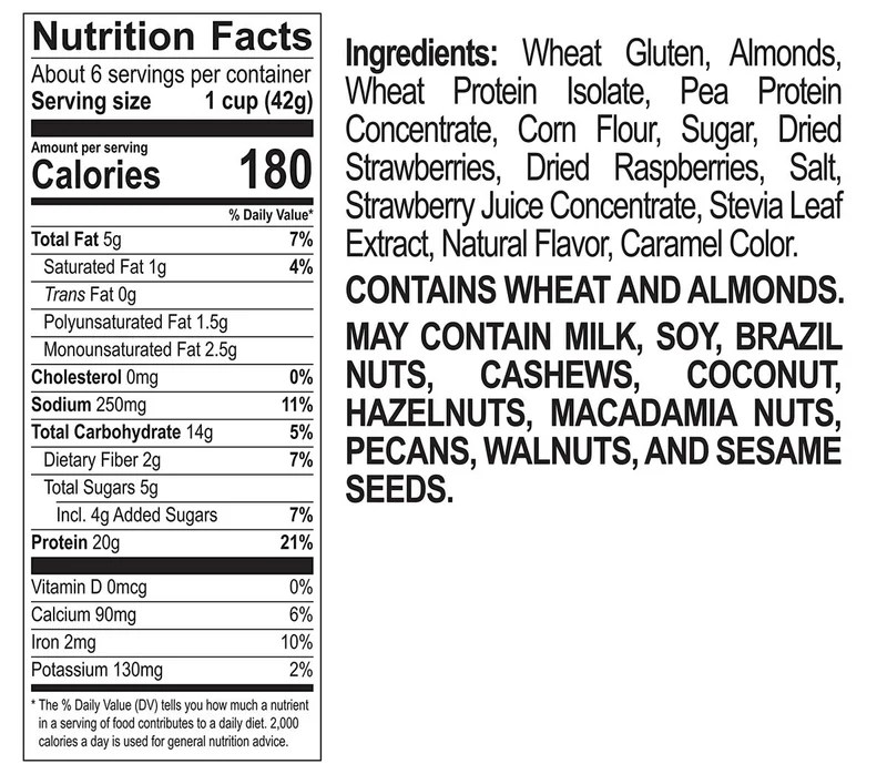 Protein premier nutrition label corporation