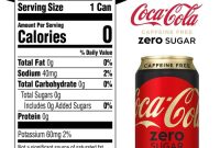 Coke zero nutrition label diabetes everyone must know