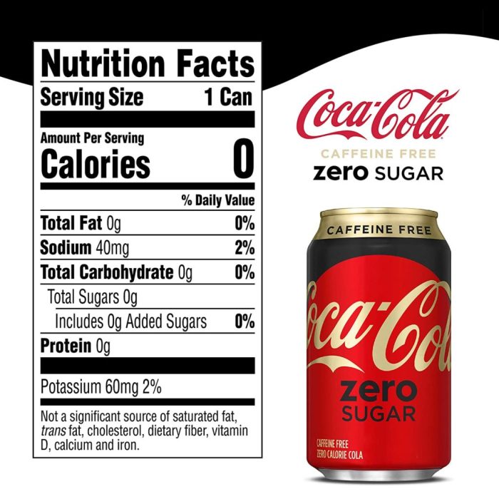 Coke zero nutrition label diabetes everyone must know