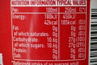 Coke nutritional jamaica kj calories