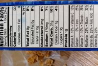 Frosted flakes nutrition facts