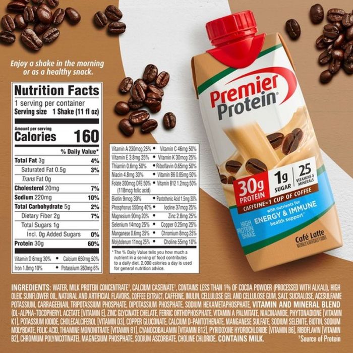 Premier protein nutrition facts