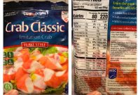 Imitation crab nutrition facts